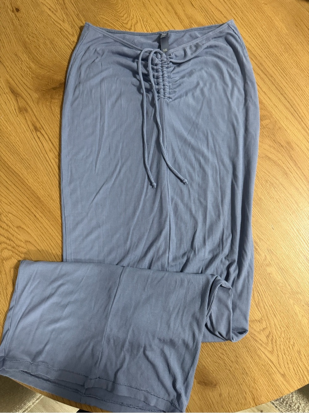 SKIMS long Skirt - Light Blue